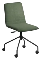 ARCA MOVE BLACK, židle kancelářská, látka zelená